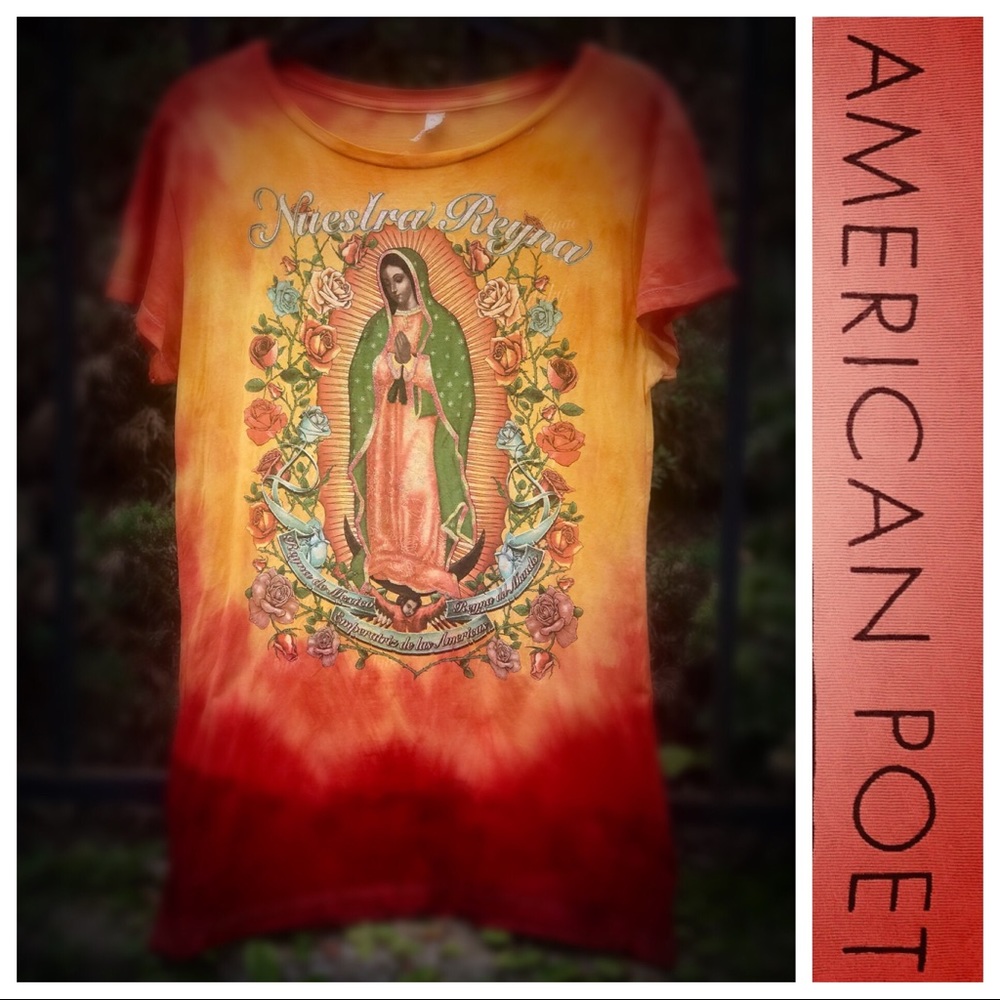 Hand-dyed Nuestra Reyna T-Shirt (This one’s NFS)